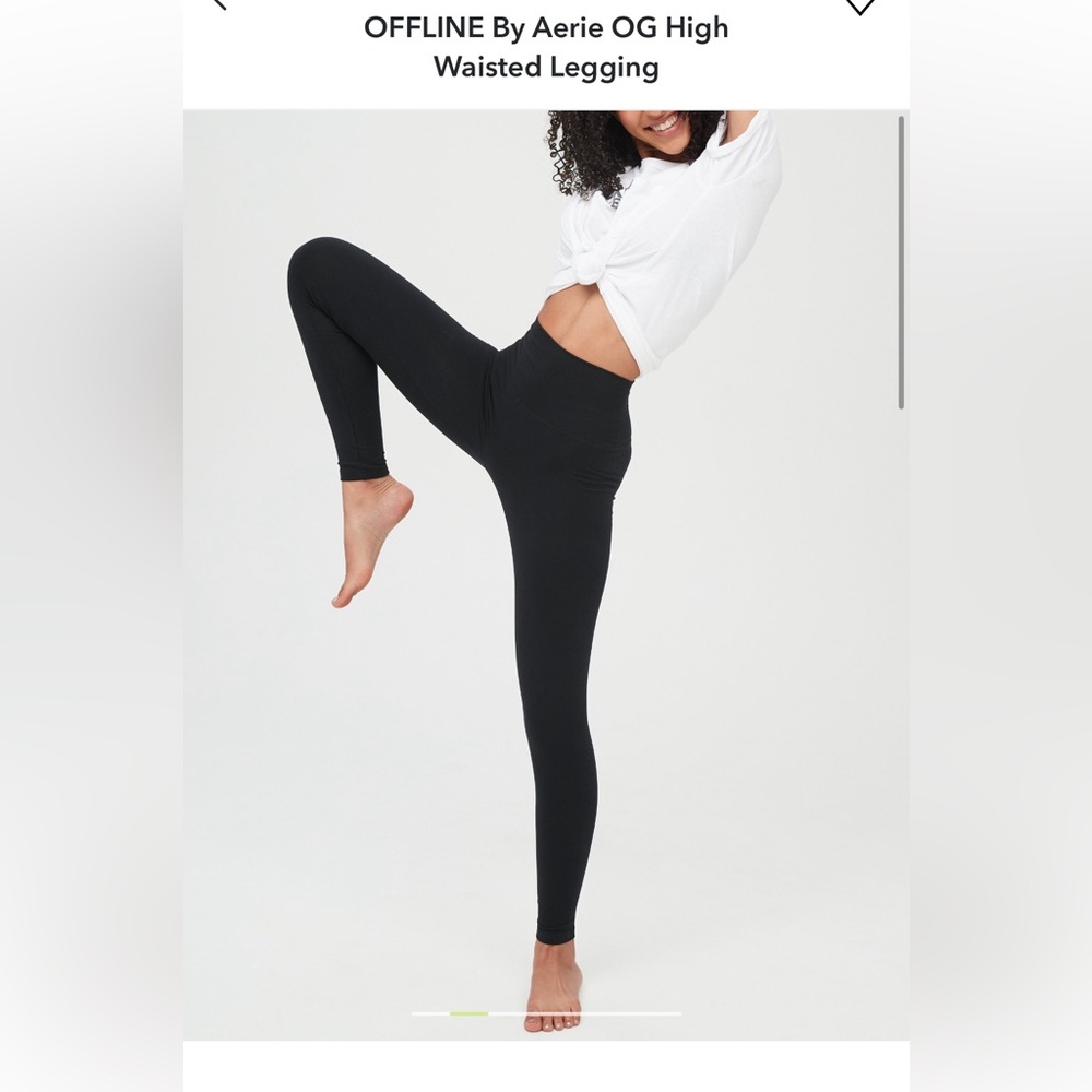 Aerie Black Offline Leggings